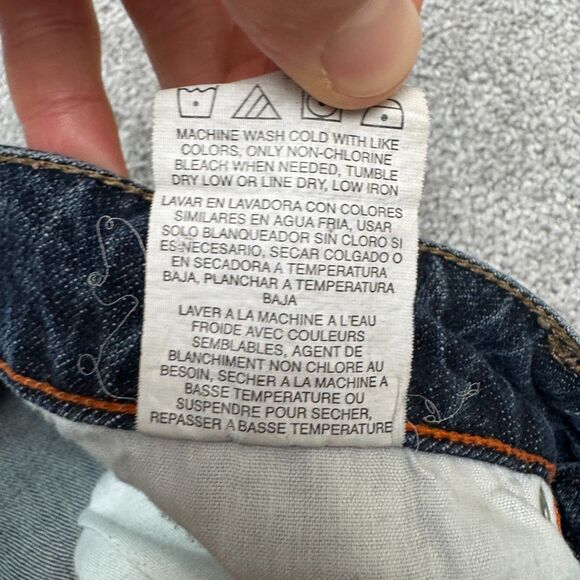 Lee Modern Series L342 Straight Leg Denim jeans 34x32 Blue Dark Wash Casual - Picture 8 of 15